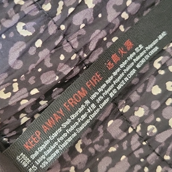 Free People Movement The Way Home Black Leopard Print High Waist Lined Shorts MD - Picture 12 of 15